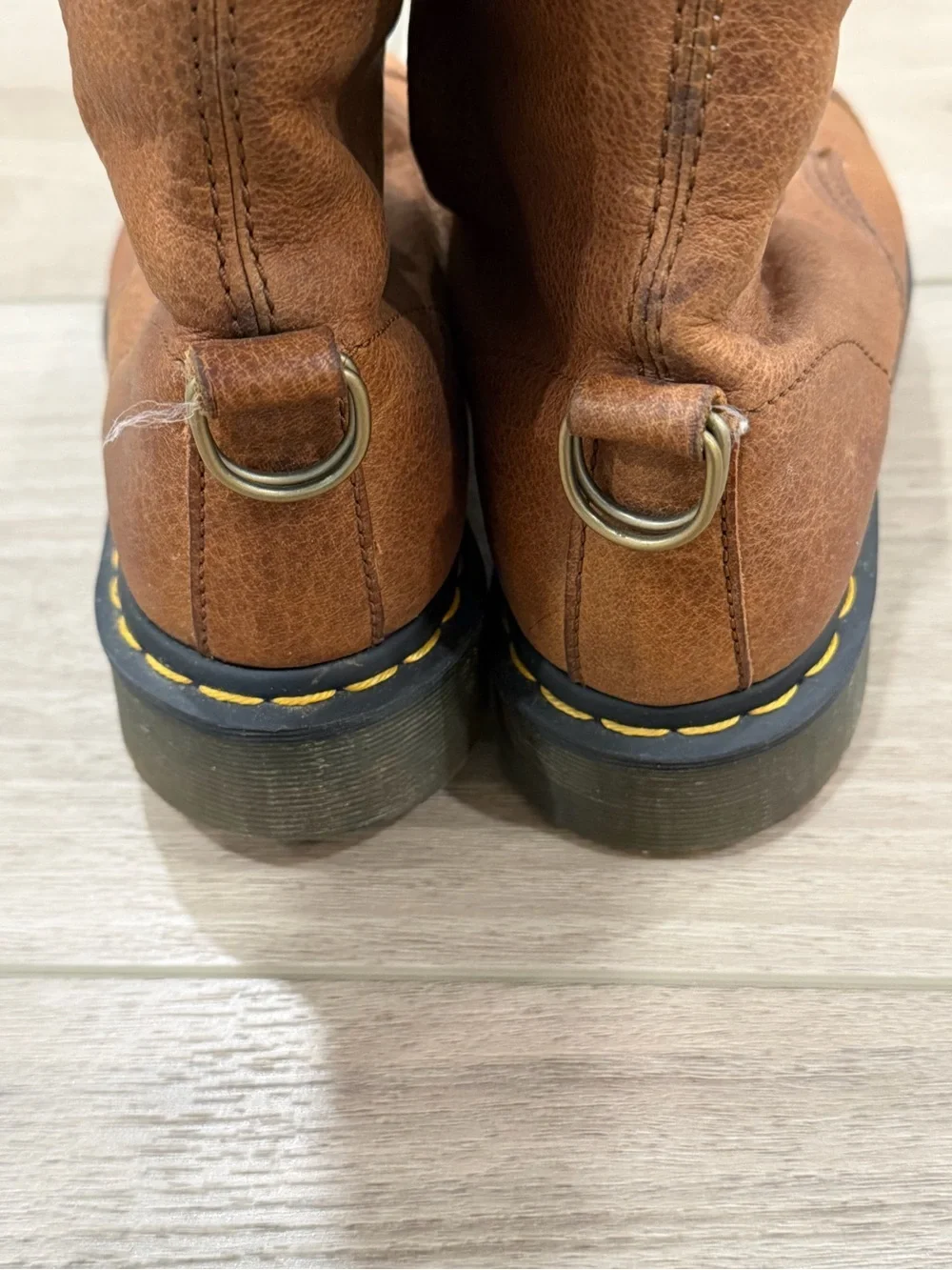 Dr. Martens Aimilita, Brown Fur Boots, Winter Shoes Size UK 6, EU 39 US 8